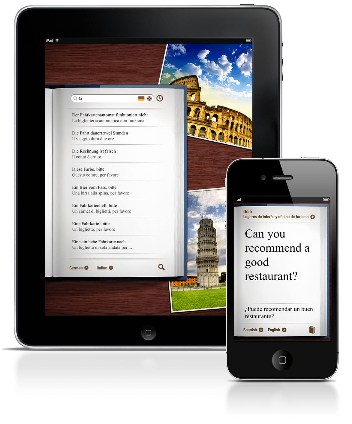 iPhraseBook on iPad and iPhone